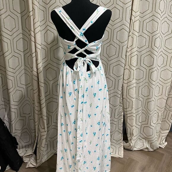 Show Me Your Mumu Women's Marmont Midi Dress Size L - Picture 8 of 9